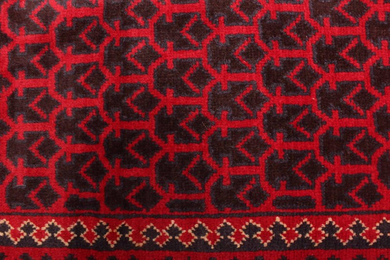 Vintage Traditional Hand-Knotted Area Rug 3'3" x 6'3" Oriental Wool Carpet gallery