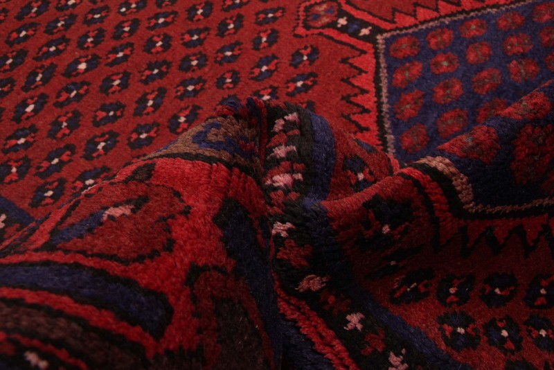 Vintage 4'2" x 7'2" Traditional Hand Knotted Vegetable Dye Wool Area Rug gallery