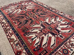 5×7 ANTIQUE RUG HAND-KNOTTED handmade VINTAGE caucasian oriental 4×6 eagle kazak