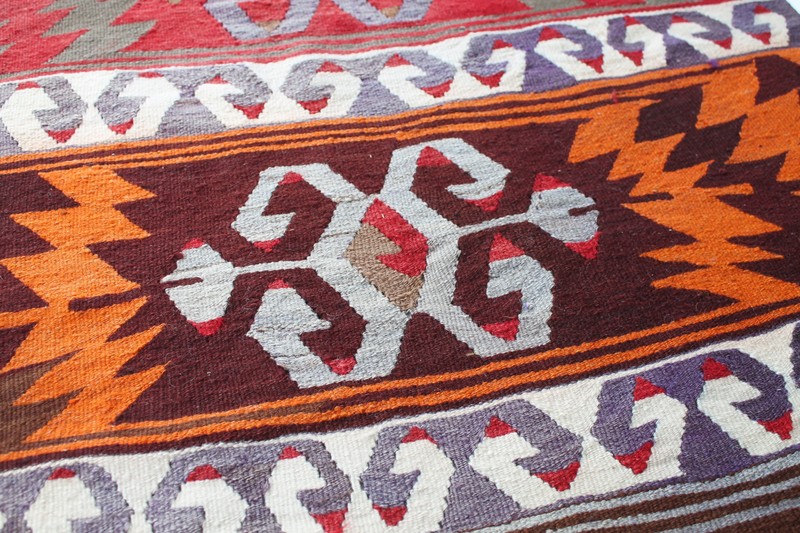 Turkish Kilim Rug 36''x58'' Hand Woven Afyon Kilim 93x149cm Area Rug Wool Kilim gallery