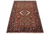 Vintage Tribal Oriental 4’10” x 6’2” Red Wool Traditional Hand-Knotted Area Rug gallery