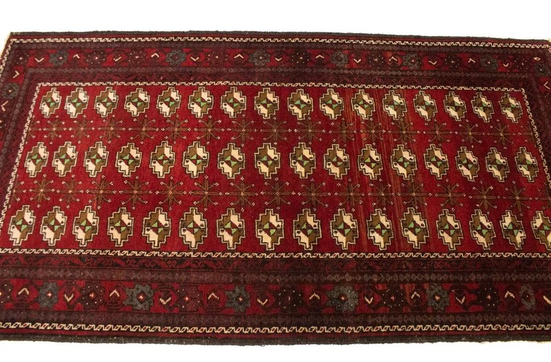 3'6X6'9 ft Handmade Wool Tribal Oriental Rug Farmhouse Kitchen Decor Carpet gallery