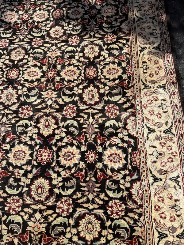 3 X 5 FT Stunning Silk and Wool Pakistani Handmade Oriental Carpet gallery