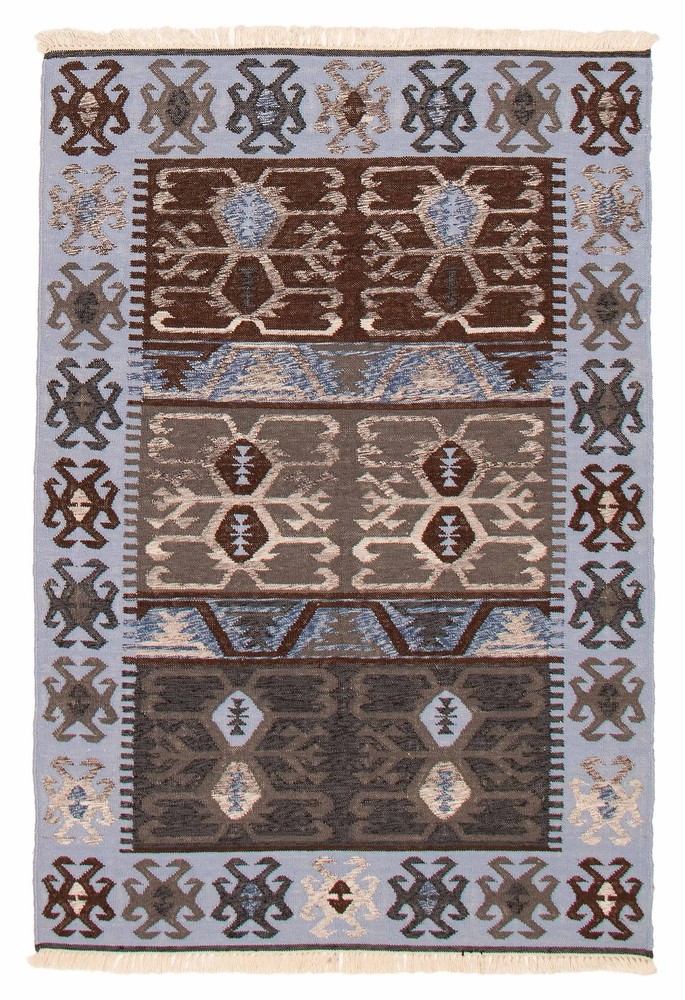 Vintage 5'1" x 7'10" Traditional Wool Hand Woven Oriental Area Rug