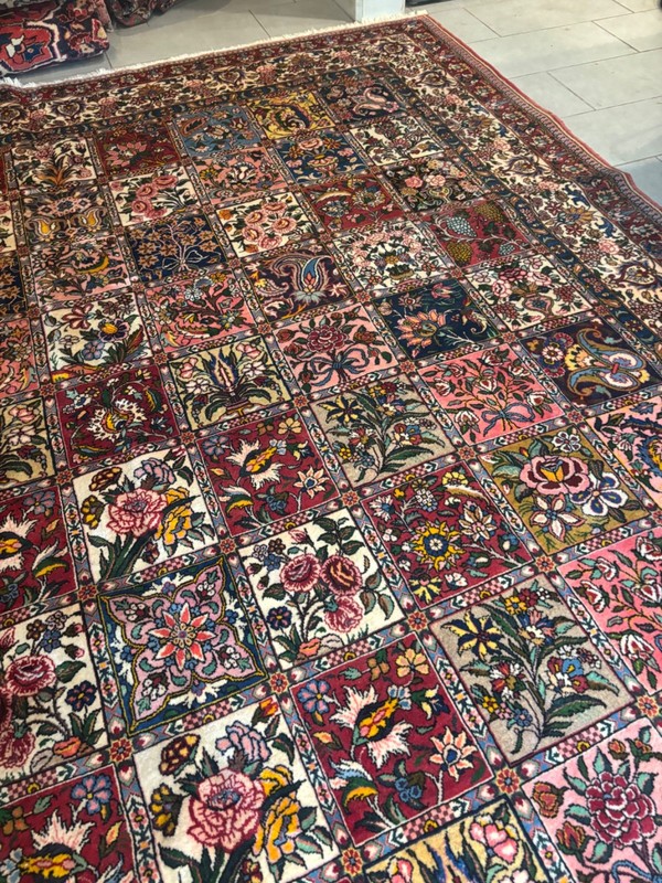 SEMI ANTIQUE. 14X10 HAND MADE RUG. FULL PILE. CARPET gallery