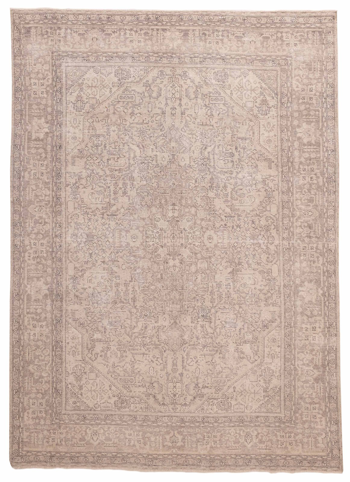 Vintage 7'11" x 11'0" Traditional Hand Knotted Vegetable Dye Wool Area Rug gallery