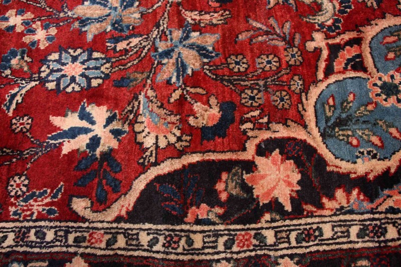 Traditional Vintage Hand-Knotted Area Rug 5'1" x 9'1" Oriental Wool Carpet gallery