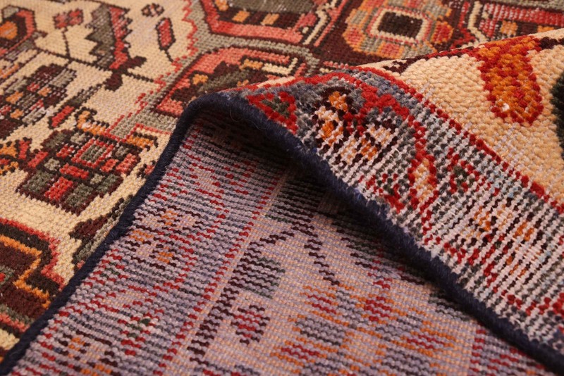 Vintage Hand-Knotted Carpet 4'11" x 9'8" Traditional Oriental Wool Area Rug gallery