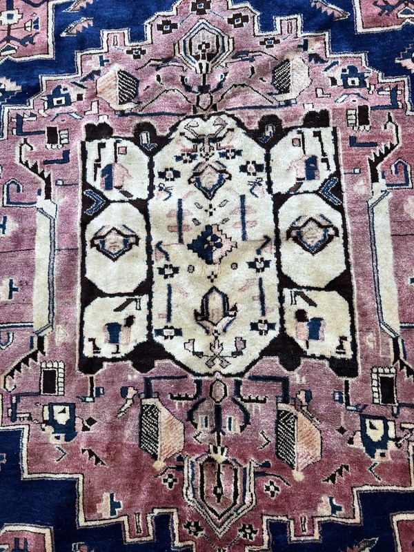 5 ft X 6.7 ft Fine Semi Antique Handmade Geometric Perssian Oriental Area Rug gallery
