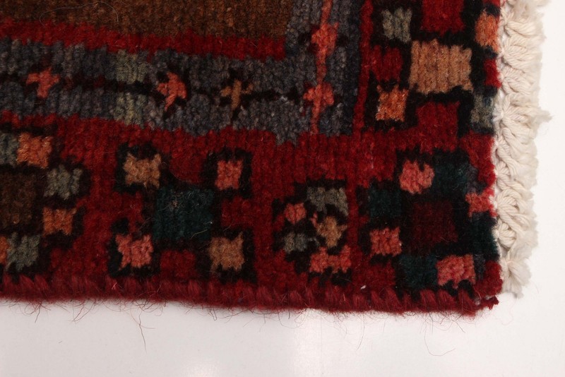 Vintage 3'6" x 6'9" Traditional Hand Knotted Vegetable Dye Wool Area Rug gallery