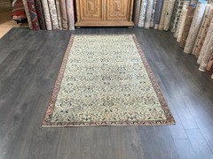 Persian Rug Vintage Handmade Indoor Outdoor Rugs 5×9 Natural Red Carpet
