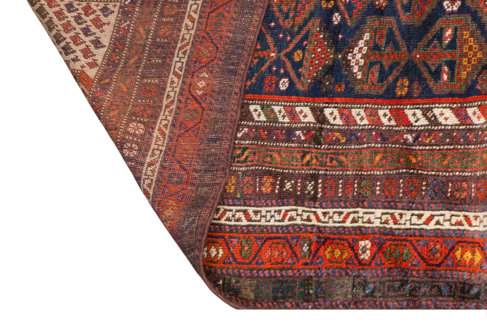 60+ Years Old Vintage Turkish Oushak Rug Runner 116x484 cm (3'10"x15'10") gallery