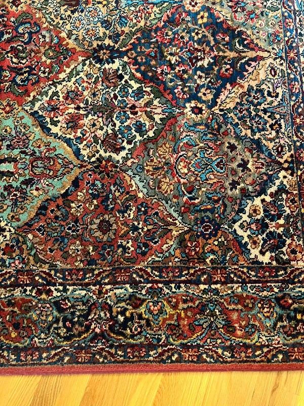 Karastan Wool Rug 700 Series 717 Kirman Multicolor ~ 5ft 9.5in X 9ft 2in gallery