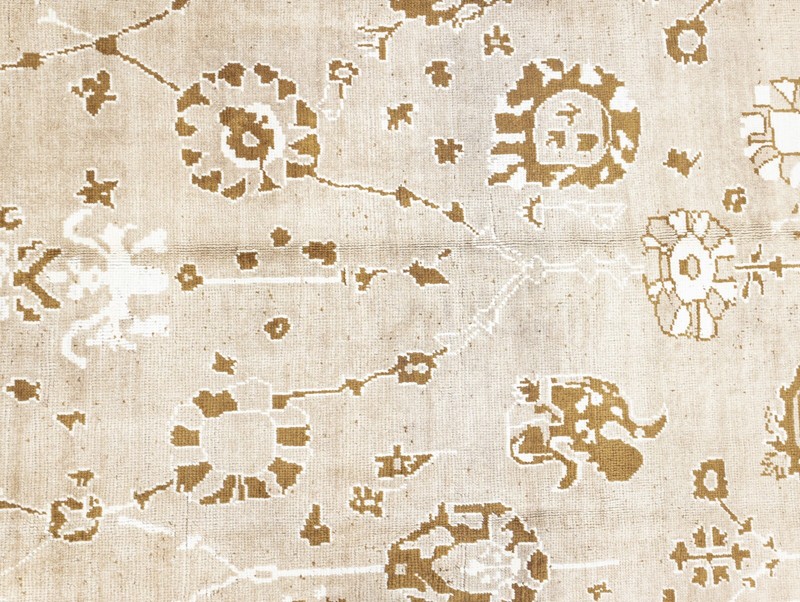 Modern Turkish Oushak Oversized Area Rug 9.7x12.9 ft New Hand-Knotted Carpet gallery