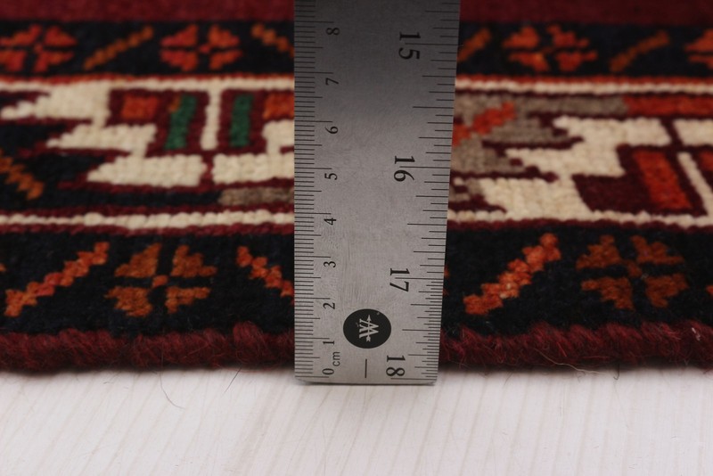 Vintage 4'10" x 7'6" Traditional Hand Knotted Vegetable Dye Wool Area Rug gallery