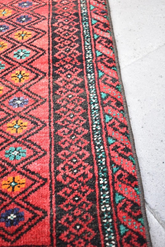 Marvelous Antique Tribal Square Bag Face Rug Collectors Item Tribal Bag Face Rug gallery