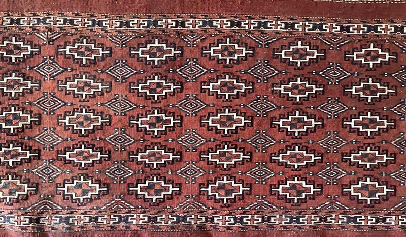 OLD TURKOMAN YOMUD CHUVAL STORAGE BAG FLAT WOVEN gallery