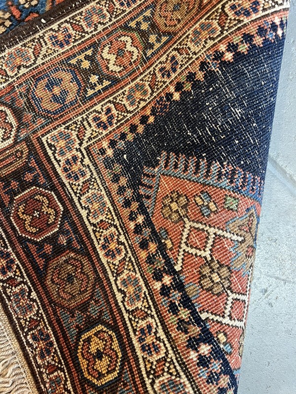 VINTAGE ANTIQUE TRIBAL BIJAR Rug 3.5x17 Ft Professionally Washed 100% Wool gallery