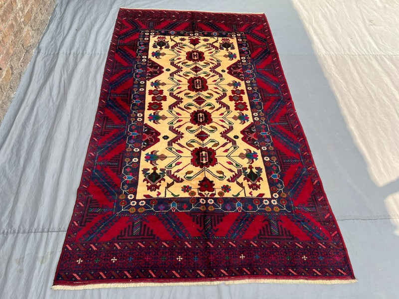 145 X 240 CM Vintage Stunning Taimani Tribal Nomad Carpet gallery