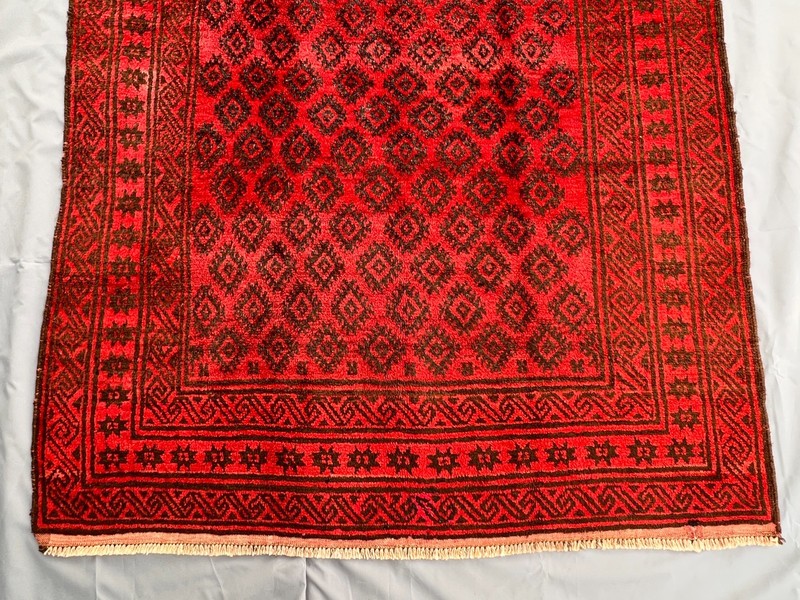 150 X 270 cm Vintage Natural Vegetable Dye Khowdani Nomad Maldari Belouch Carpe gallery
