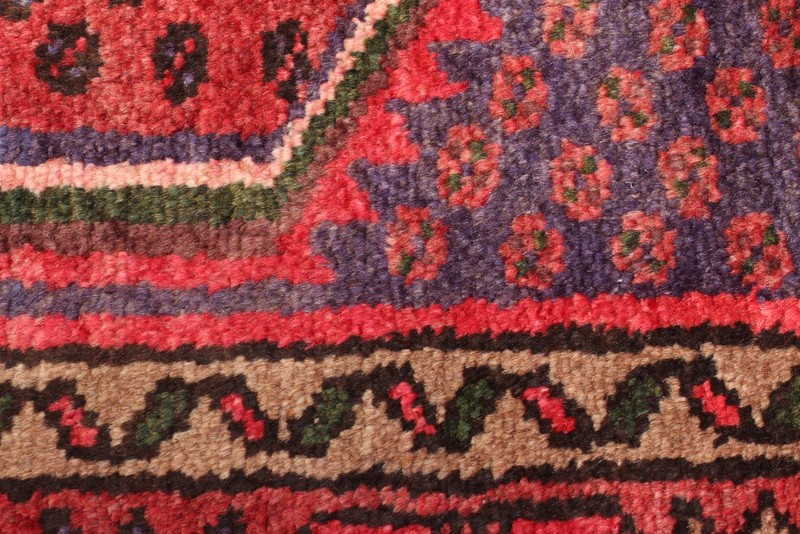 Vintage Hand-Knotted Area Rug 4'3" x 6'7" Traditional Oriental Wool Carpet gallery