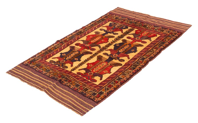 4'3" x 7'1" Vintage Hand Knotted Area Rug Traditional Oriental Wool Carpet gallery