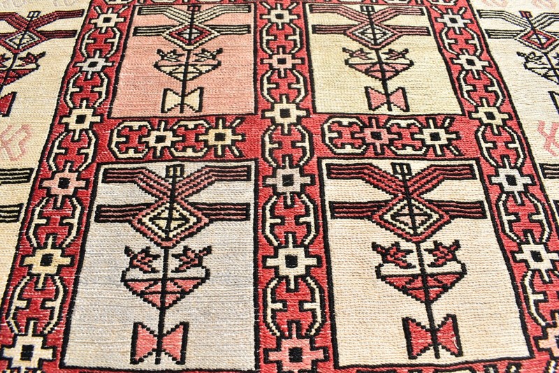 Caucasian Silk Soumak Rug 29'' x 39'' Oriental Silk Soumak Rug Fine Quality Rug gallery