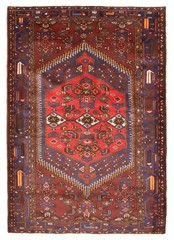 Traditional Vintage Hand-Knotted Area Rug 4’5″ x 6’9″ Oriental Wool Carpet