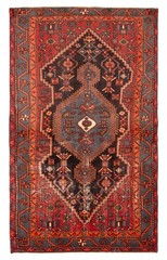 Vintage Traditional Hand-Knotted Area Rug 4’2″ x 7’0″ Oriental Wool Carpet
