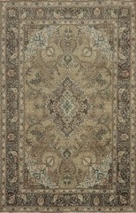 Traditional Wool Floral Vintage Area Rug 6×9 ft Hand-knotted for Living Room