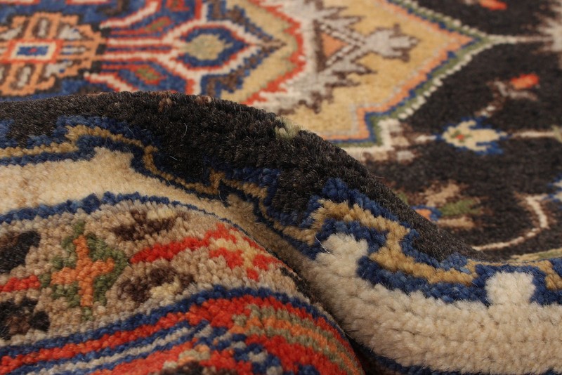 Vintage Hand-Knotted Area Rug 4'1" x 5'11" Traditional Oriental Wool Carpet gallery