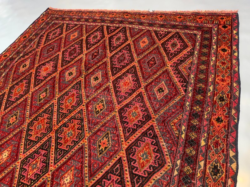 4x6 ft Afghan Handmade Antique Mushwani Rug Muted Geometric Persian Area Carpet gallery
