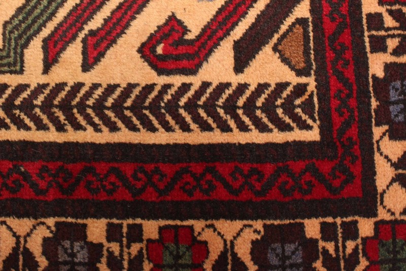 Traditional Vintage Hand-Knotted Carpet 3'7" x 6'5" Wool Area Rug gallery