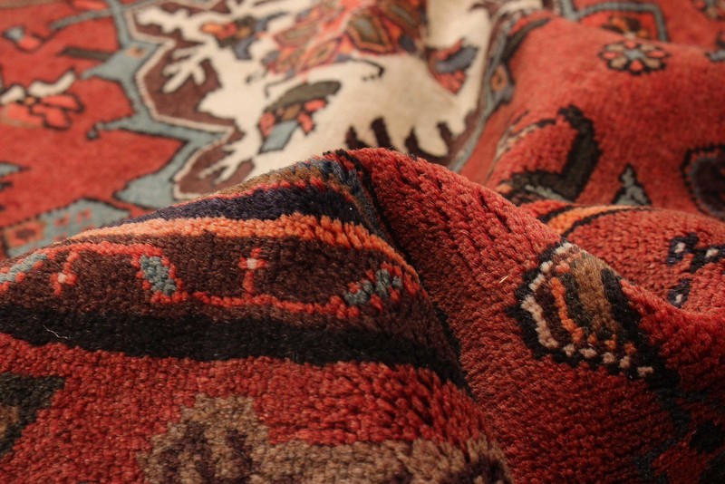 Vintage Hand-Knotted Area Rug 4'4" x 6'5" Traditional Oriental Wool Carpet gallery