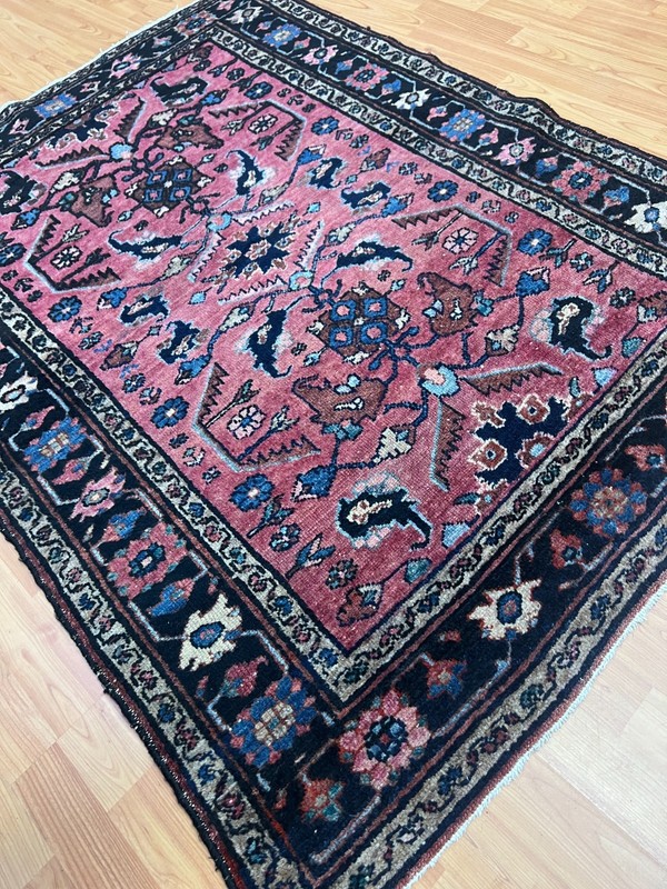 3'6" x 4'8" Antique Turkish Oriental Rug - 1920s - Hand Made - 100% Wool gallery