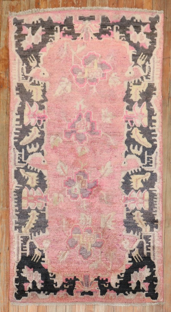 Antique Tibetan Decorative Rug Size 3'x4'9''