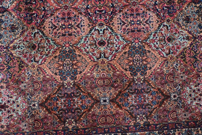 Vintage KARASTAN RUG 700 Series 717 Multi Color Panel Kirman 10x14 Nice gallery