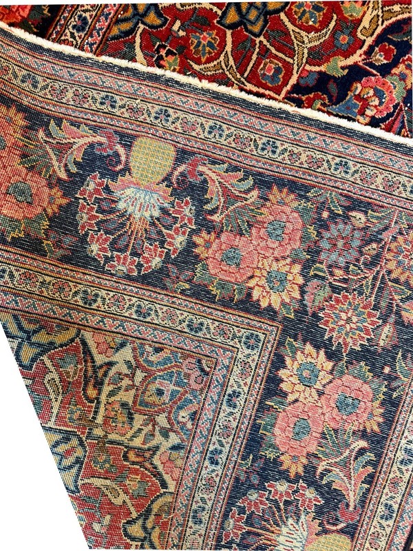 An Antique Classic Traditional Keshan Area rug gallery