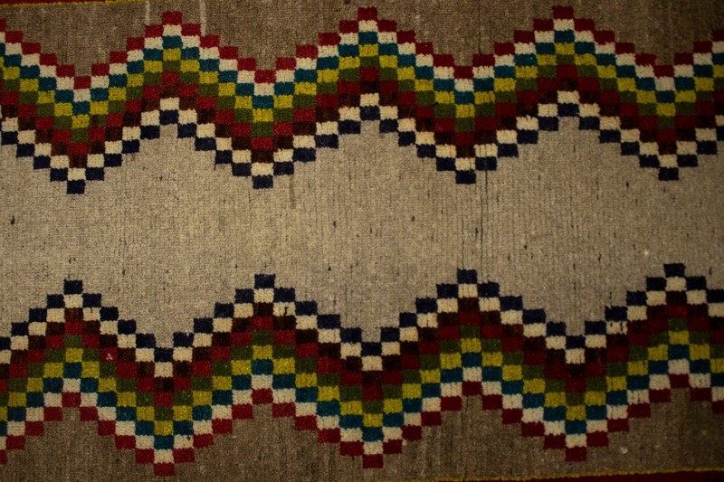 3X6 ft Hand-Knotted Tribal Vintage Rug Multicolored Farmhouse Oriental Carpet gallery