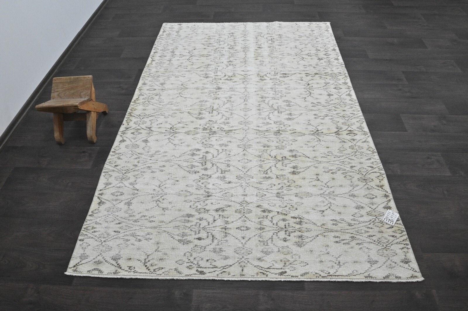 Oushak Turkish Vintage Rug 5x8 Kilim Rug Anatolian Handmade Boho Decor BEIGE gallery