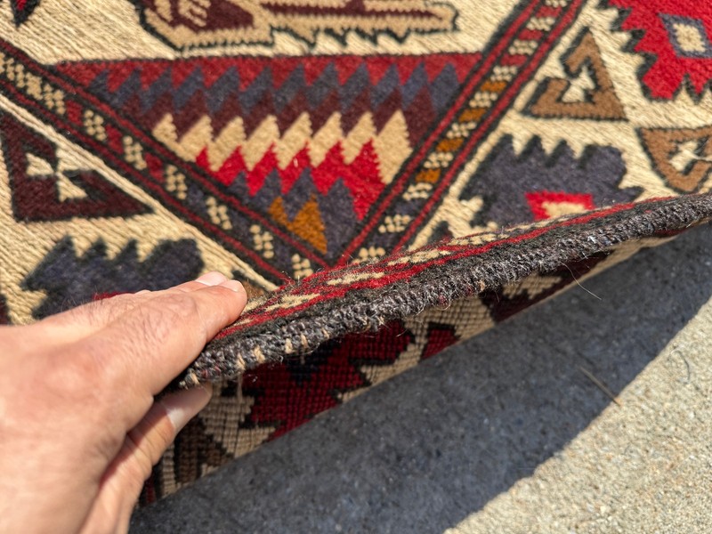 5x7 ANTIQUE RUG HANDMADE kilim flatweave soumak oriental caucasian fine real old gallery