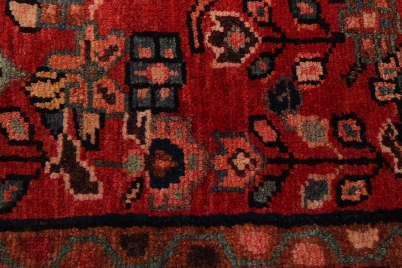 Vintage 3'5" x 8'6" Traditional Hand Knotted Vegetable Dye Wool Area Rug gallery