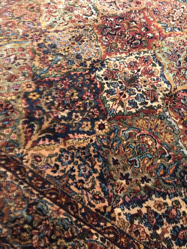 Karastan Panel Kirman Rug #717 Vintage Wool Karastan 5.9 x 9 Original 700 Series gallery