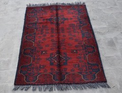 2’8 x 3’10 ft Hand knotted afghan tribal khal muhammadi area rug, 3×5 small rug