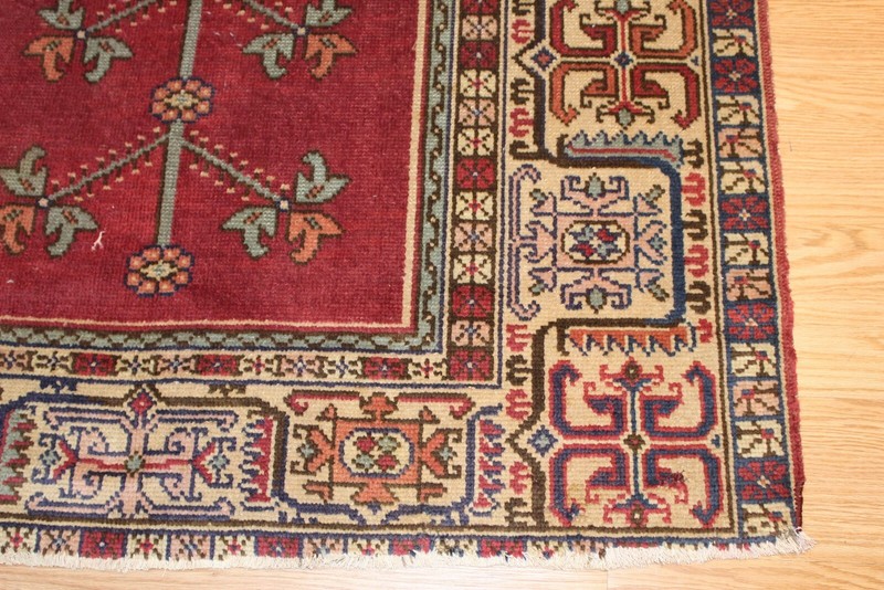 7 x 5 ft. Vintage Turkish Rug 100% Natural Wool Matches Caucasian Kazak Rugs gallery