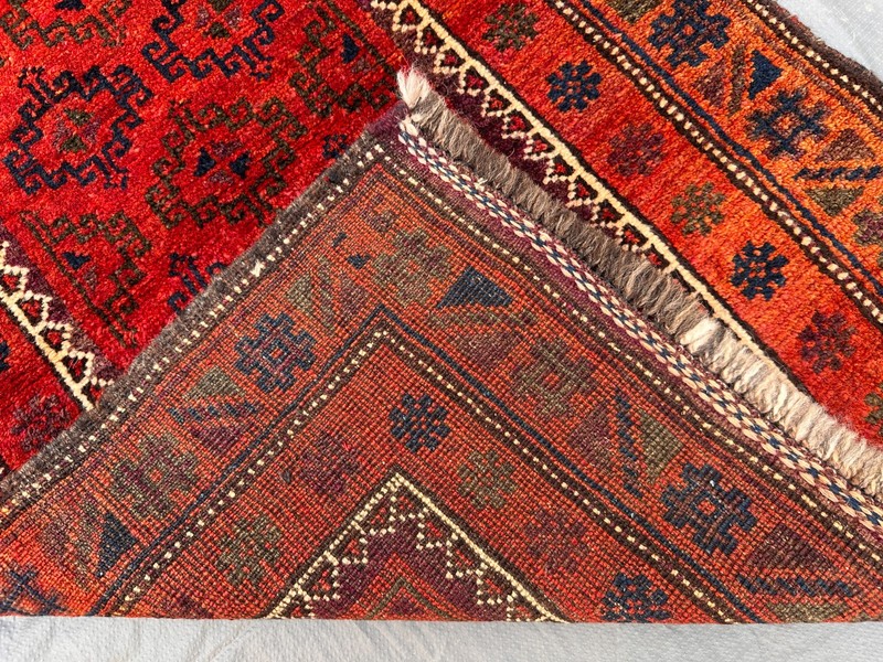 Stunning Vintage Kowdani Natural Vegetable Dye Soft Nomad Maldari Carpet gallery
