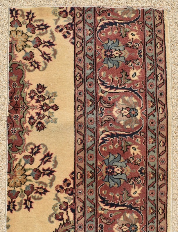 Turkish Rug 1x6ft Handwoven Oriental Carpet 58x196cm Runner Fragment Kitchen Rug gallery