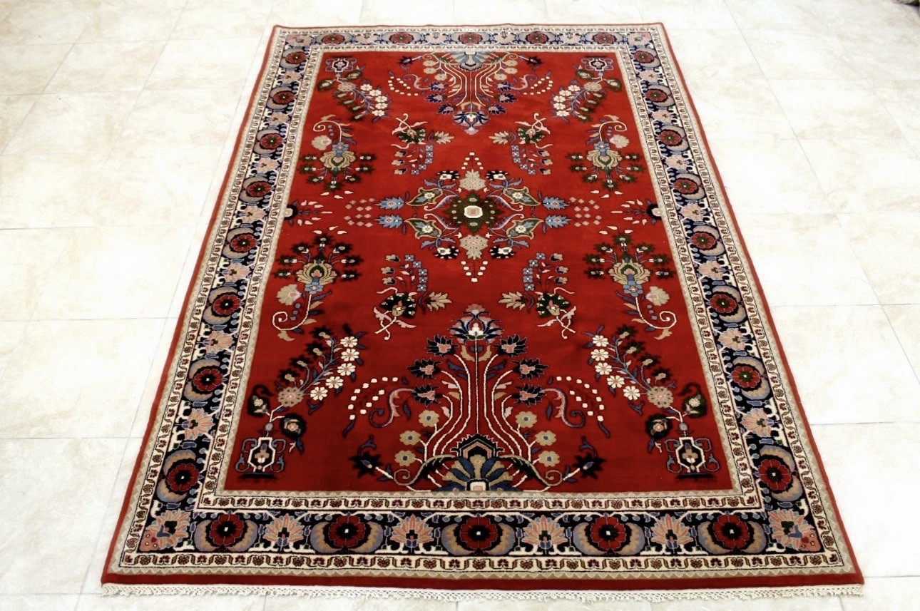 9X6 MASTERPIECE MINT 200+KPSI HAND KNOTTED VEGETABLE DYE SAROUKK SOFT WOOL RUG gallery