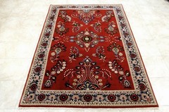 9X6 MASTERPIECE MINT 200+KPSI HAND KNOTTED VEGETABLE DYE SAROUKK SOFT WOOL RUG