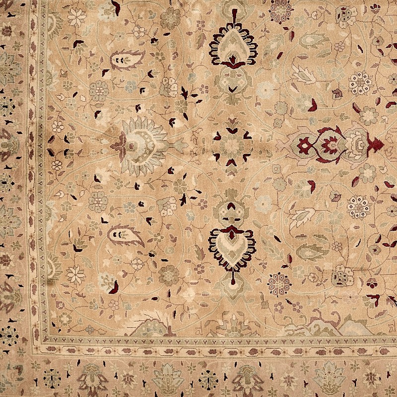 31009 Fine Hand Knotted 100% Wool Oushack Rug Size 10x14 gallery